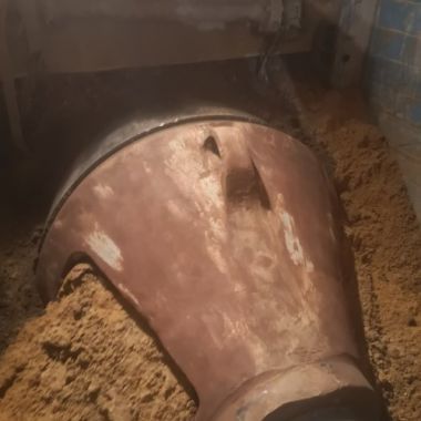 Realizacja przejścia rura stalowa w Gliwicach - zdjęcie 1