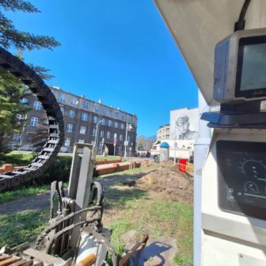 Realizacja przewiertu sterowanego dla zasilania budynku w Katowicach